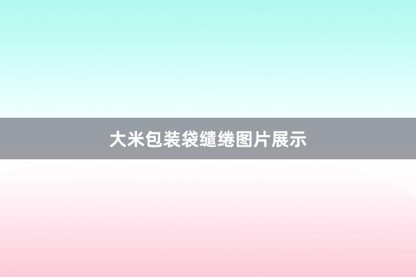 大米包装袋缱绻图片展示
